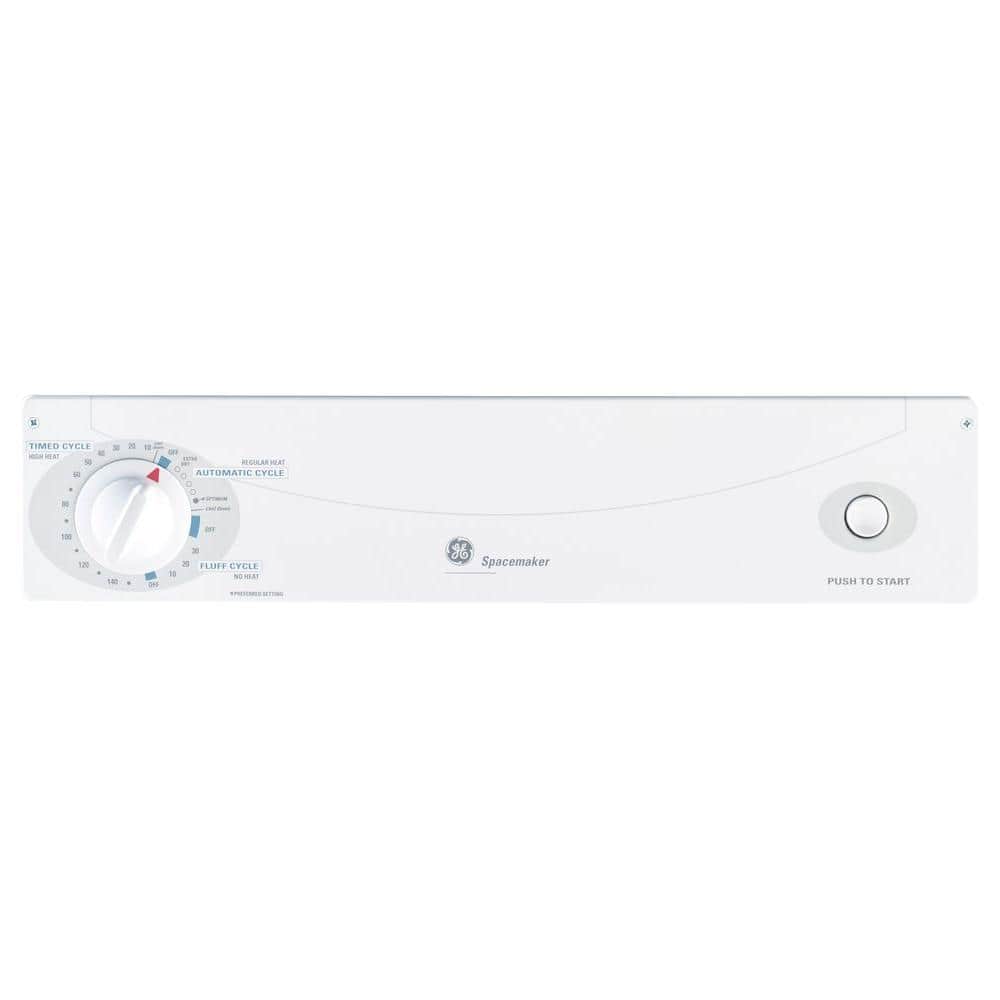 GE 3.6-cu ft Stackable Electric Dryer (White)