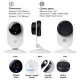 Geeni Glimpse 1080p HD Wireless Smart Camera - Indoor Home Security Camera - No Hub Required - Voice Control