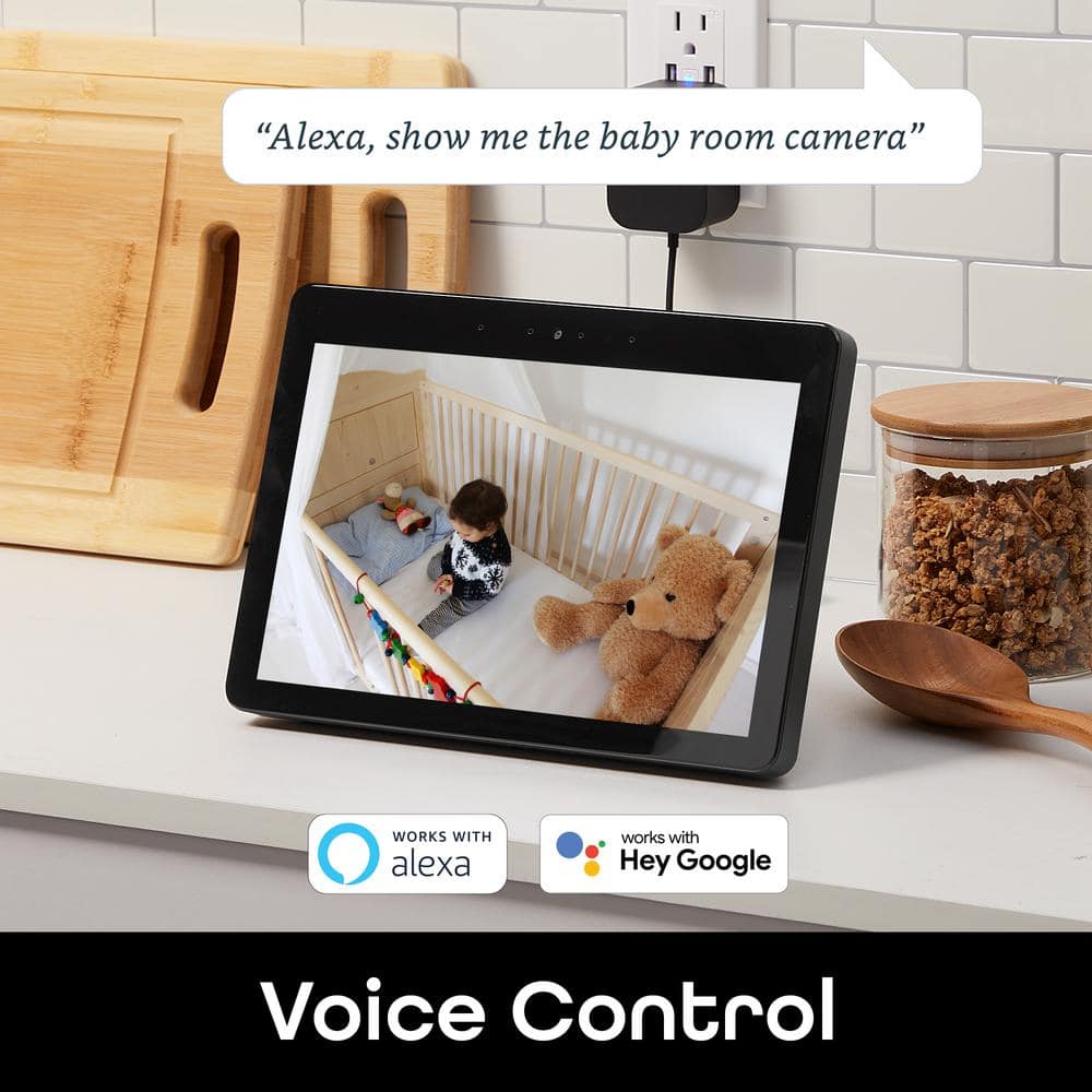 Geeni Glimpse 1080p HD Wireless Smart Camera - Indoor Home Security Camera - No Hub Required - Voice Control