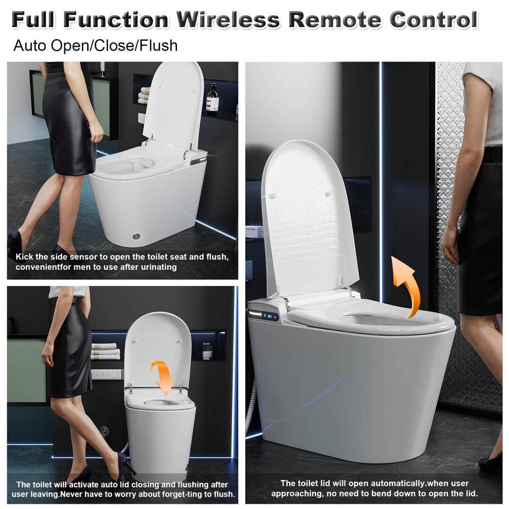 GIVING TREE Smart Toilet Bidet with Warm Air Dryer and Aroma Diffusion