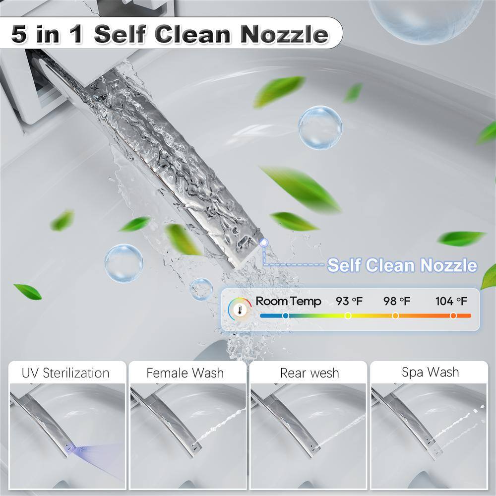 GIVING TREE Smart Toilet Bidet with Warm Air Dryer and Aroma Diffusion