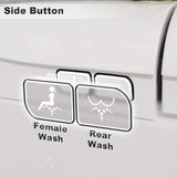 GIVING TREE Smart Toilet Bidet with 1.32 GPF Built-In Water Tank and Warm Air Dryer