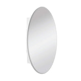 Glacier Bay 20 in. x 30 in. Frameless Recessed or Surface-Mount Bathroom Medicine Cabinet with Beveled Mirror, White