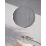 Glass Warehouse Orsa 24 in. W x 24 in. H x 4.75 in. D White Recessed Medicine Cabinet with Mirror