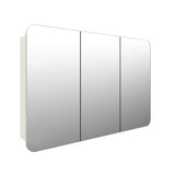 Glass Warehouse Ezri 48 in. W x 32 in. H x 4.75 in. D White Recessed Medicine Cabinet with Mirror