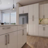 Cambridge Ready to Assemble White Gloss 36 in. Base Kitchen Cabinet, 1-Drawer (36 in. W x 24 in. D x 34.50 in. H)