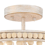 Vanity Art 12.6 in. 2-Light White Plus Gold Unique/Statement Bowl Flush Mount