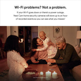 Google Nest Cam (Battery) - Outdoor or Indoor Security Camera (2-Pack) + 2 Weatherproof Cables (5M)