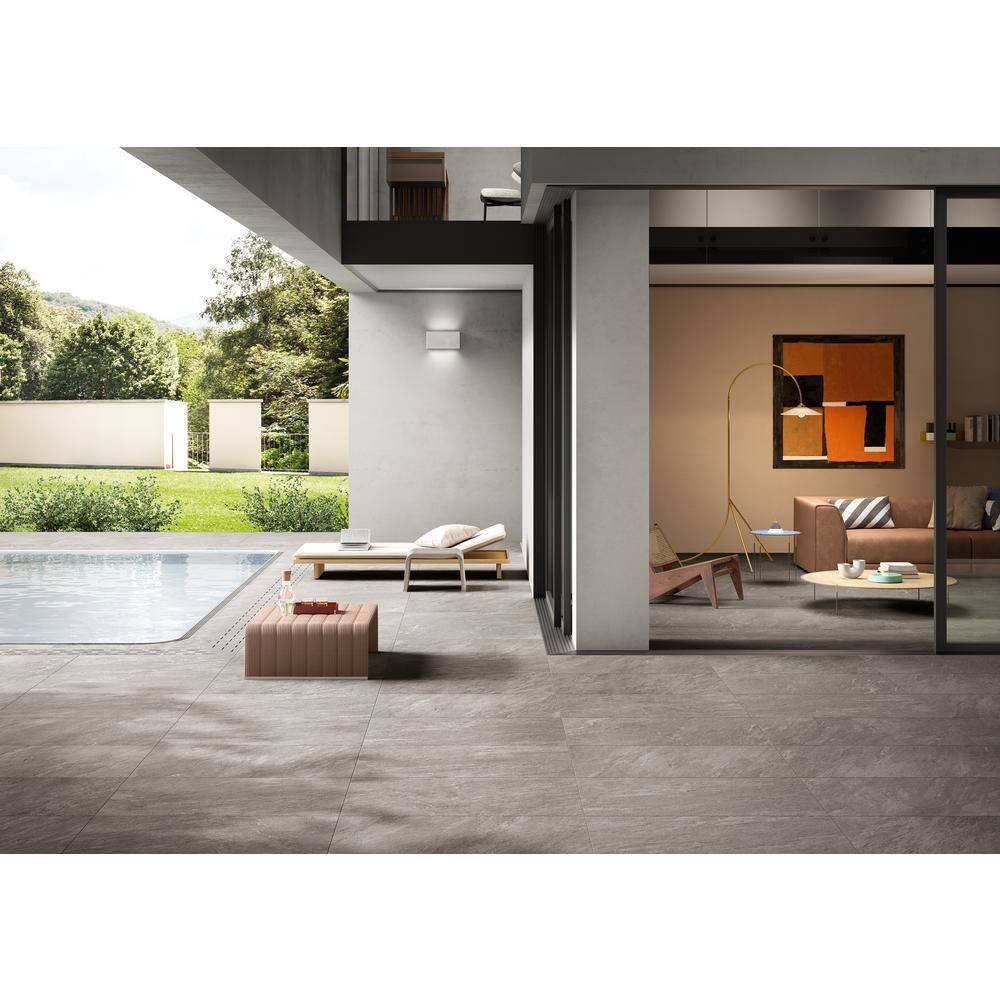 PORTOFINO 20X40 RECT. GREY PORCELAIN PAVER GRIP FINISH (1 BOX/1 PIECE/5.38 SQFT)(1 PALLET/42 BOXES/225.96 SQFT)