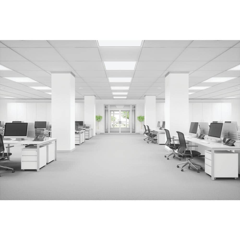 HALCO LIGHTING TECHNOLOGIES 2 ft. x 4 ft. 128-Watt Equivalent White Integrated LED Flat Panel Light, Lumen and Color Selectable