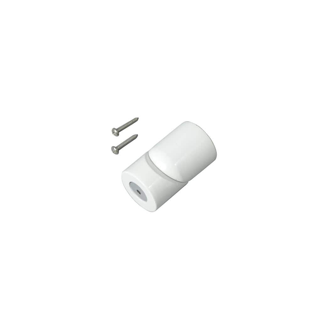 0.22 ft. White Adjustable Elbow for Handrail Kit