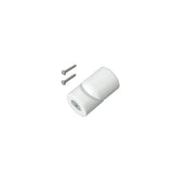 0.22 ft. White Adjustable Elbow for Handrail Kit