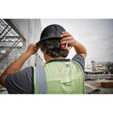 Milwaukee BOLT White Type 1 Class C Front Brim Vented Hard Hat with 4-Point Ratcheting Suspension