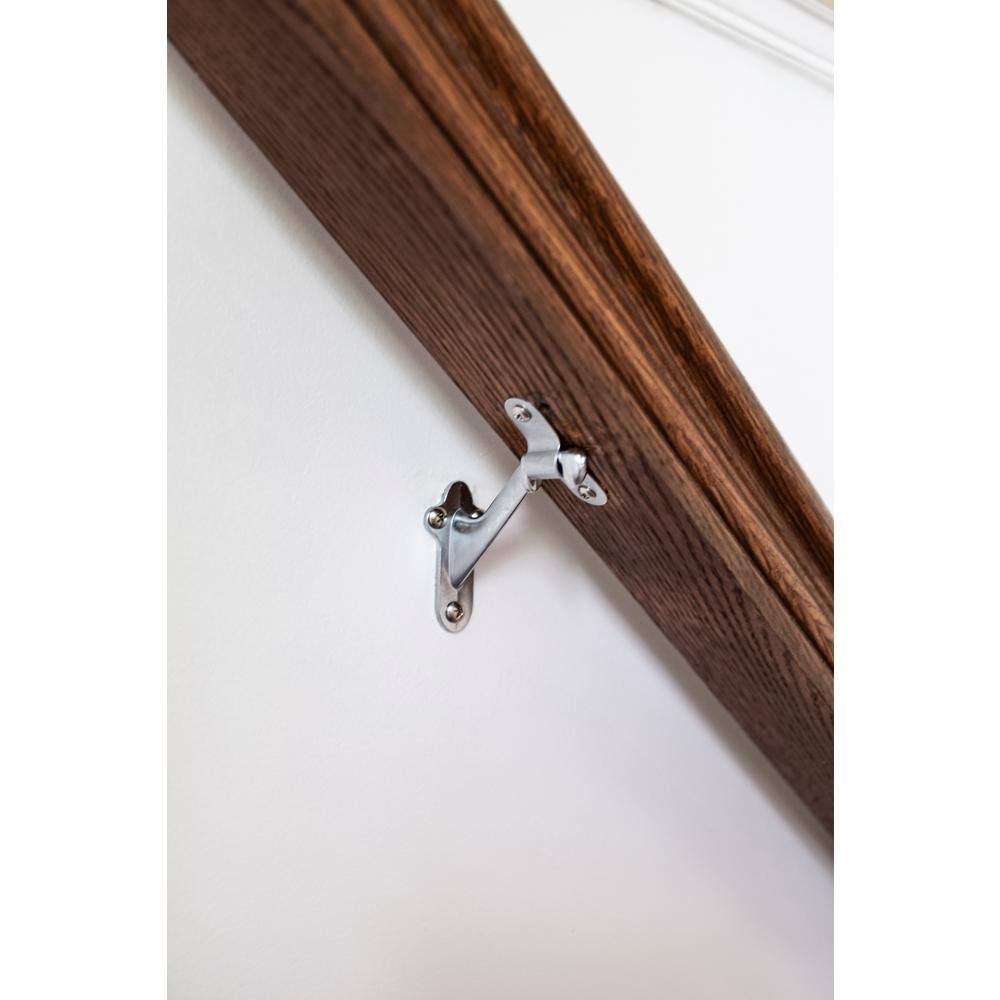 HICKORY HARDWARE Hand Rail Brackets Collection Handrail Bracket 3 in. White Finish (15-Pack)