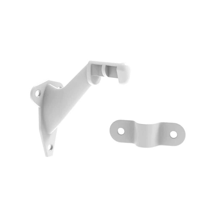 HICKORY HARDWARE Hand Rail Brackets Collection Handrail Bracket 3 in. White Finish (15-Pack)