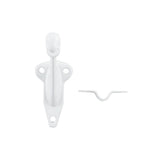 HICKORY HARDWARE Hand Rail Brackets Collection Handrail Bracket 3 in. White Finish (15-Pack)