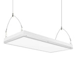Honbei 2 ft. 500-Watt Equivalent Integrated LED White High Bay Light, 16000Lumens Industrial Workshop Linear Hanging Light