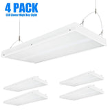 WYZM 2 ft. 400-Watt Equivalent Integrated LED White High Bay Light with 16000Lumens 120-277V 5000K Daylight (4-Pack)