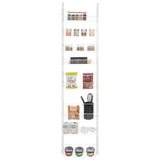 HOME-COMPLETE 74 in. H White Metal Hanging Closet Organizer