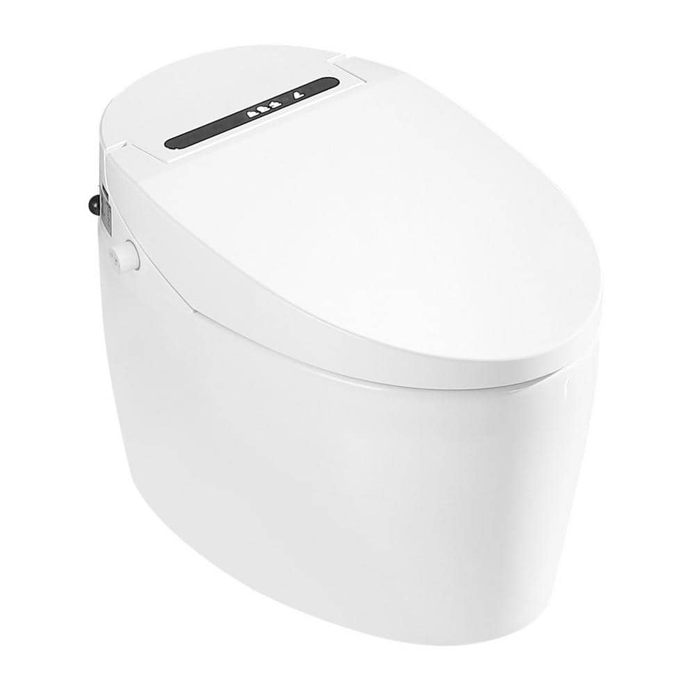HOMEMYSTIQUE Height Intelligent Toilet Bidet with Auto Flush and Heated Seat