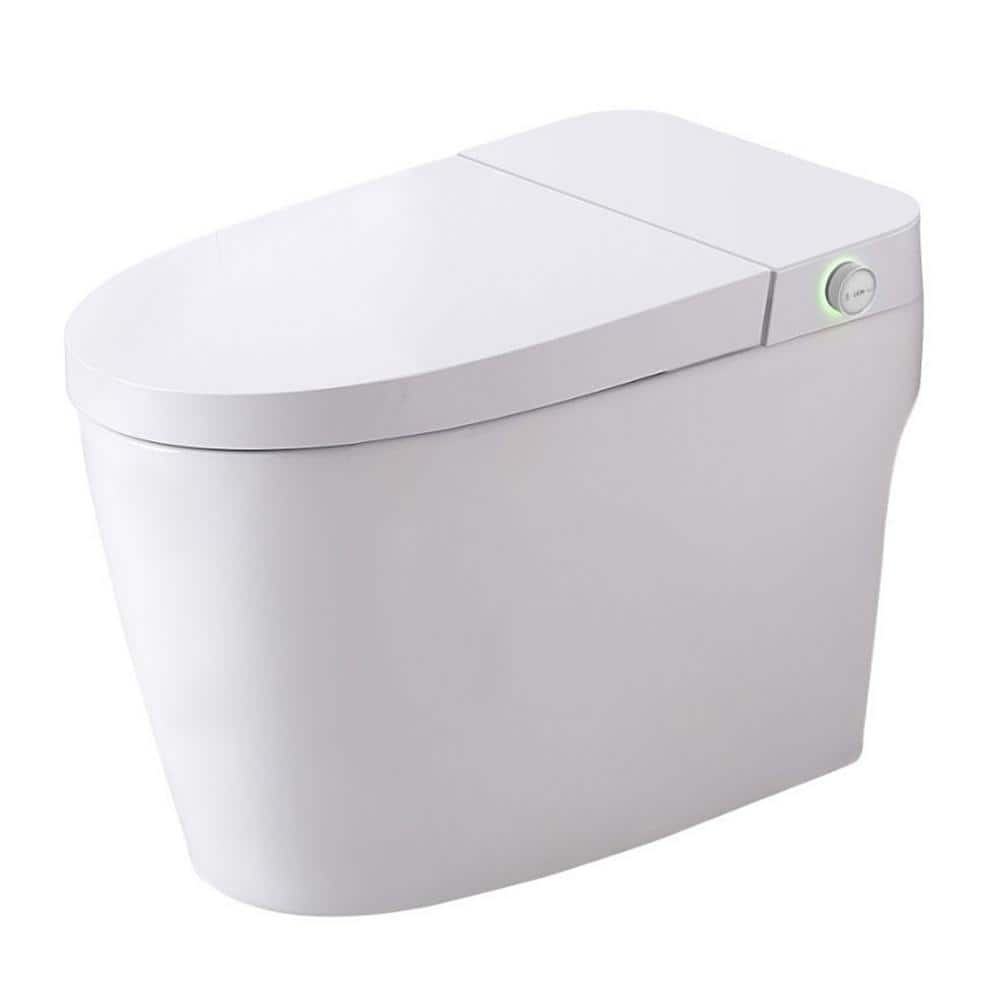 HOMEMYSTIQUE Height Intelligent Bidet Toilet with Auto Features, Heated Seat & Remote Control