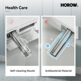 HOROW 1/1.27 GPF Tankless Smart Toilet Bidet with Dual Flush System, White