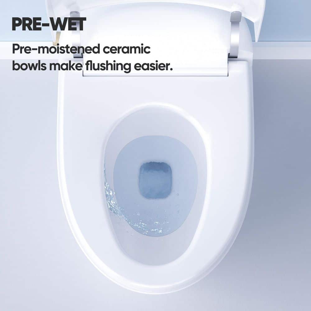 HOROW Smart Toilet Bidet with Remote Control and Deodorization
