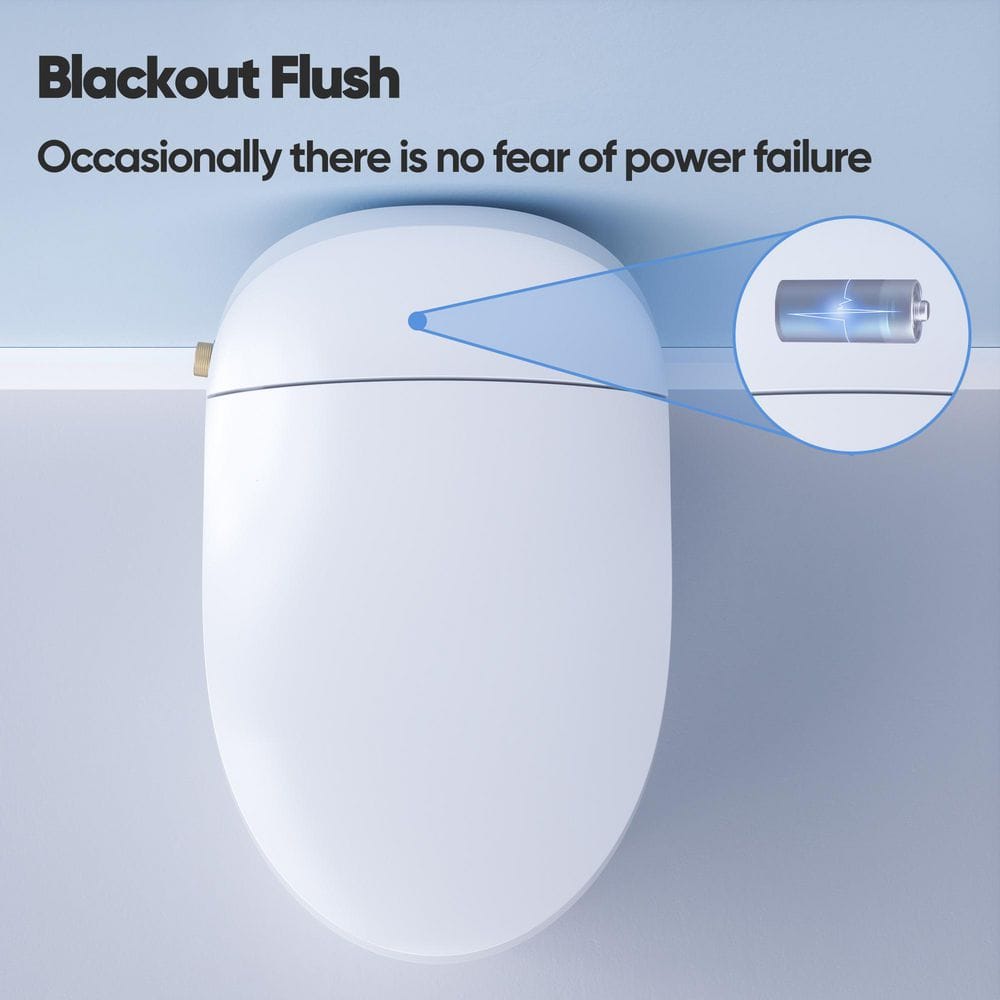 HOROW Smart Toilet Bidet with Remote Control and Deodorization