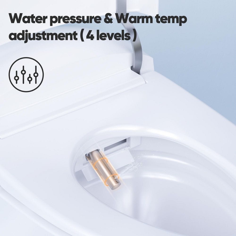HOROW Smart Toilet Bidet with Remote Control and Deodorization