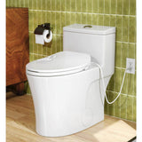 HOROW Elongated ADA Chair Height Bidet Toilet Combo with Electric Seat and Night Light