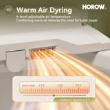HOROW 19 in. Tall High-Efficiency Smart Bidet Toilet - 1.28 GPF