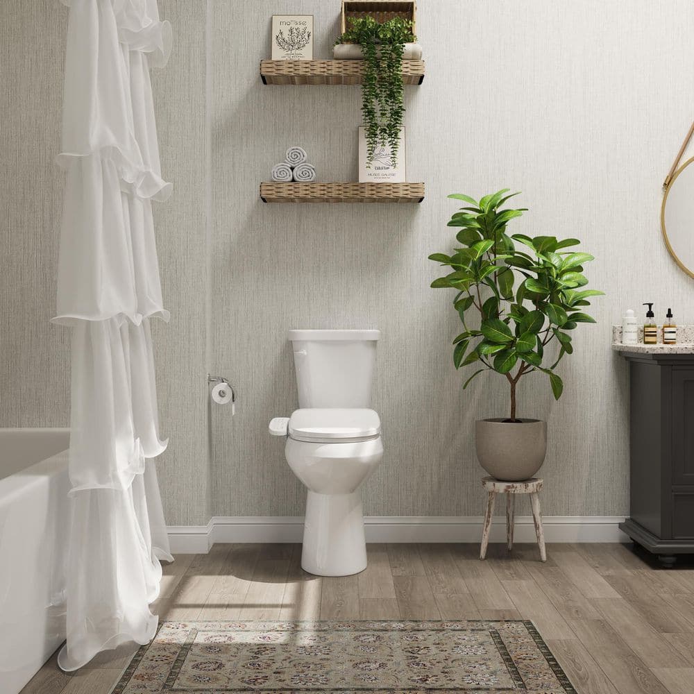 HOROW 21 in. Extra Tall Smart Bidet Toilet with 1.28 GPF - White