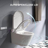 HOROW HR-WH10 Elongated Wall-Hung Smart Bidet Toilet with Remote