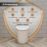 HOROW HR-Y8 1.11 GPF Smart Toilet Bidet with UV Light and Auto Flush