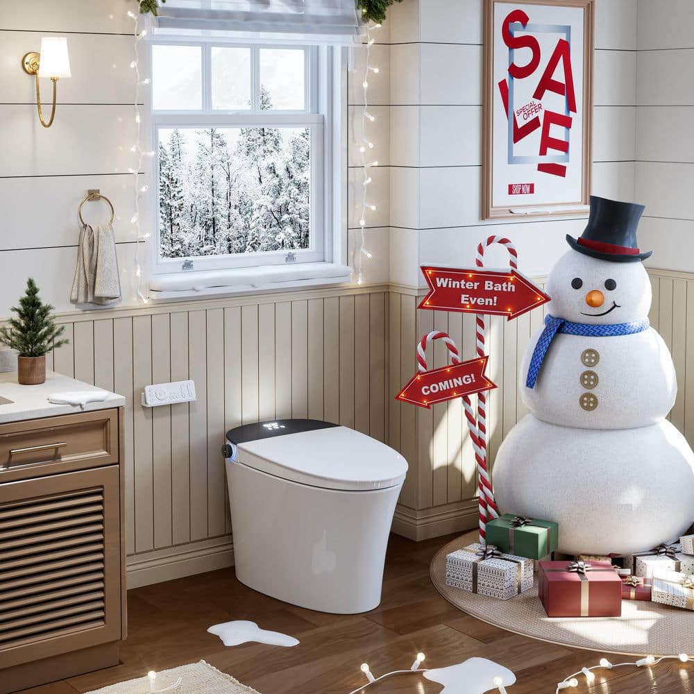 HOROW HR-Y8 1.11 GPF Smart Toilet Bidet with UV Light and Auto Flush
