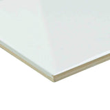 Merola Tile Park Retro White Ice 6 in. x 8 in. Ceramic Subway Wall Tile (9 sq. ft. / Case)