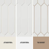 Ivy Hill Tile Axis 2.6 in. x 13 in. White Polished Elongated Hex Ceramic Wall Tile (12.26 sq. ft. / case)