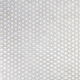 Joy Edged White 12.32 in. x 12.99 in. Polished Ceramic Floor and Wall Mosaic Tile (1.11 Sq. Ft./Each)