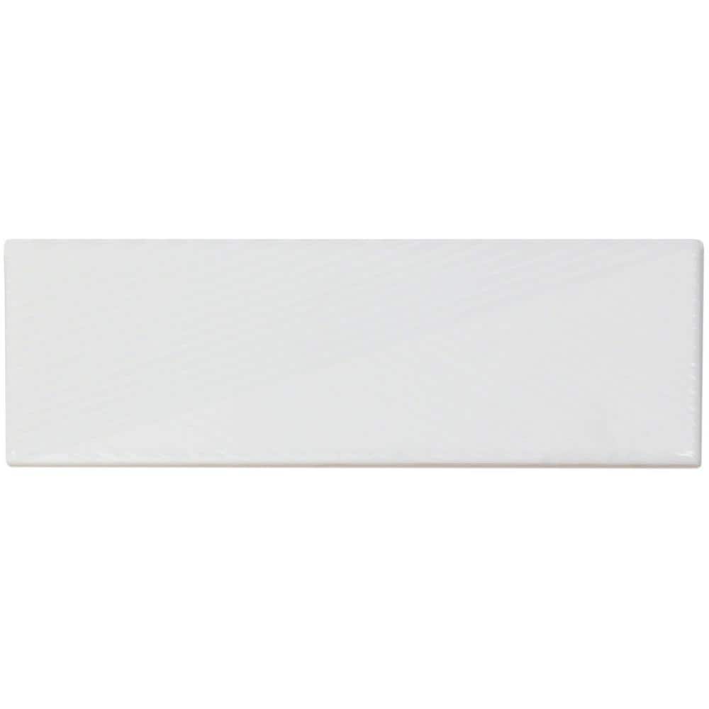 Ivy Hill Tile Ace White 2 in. x 8 in. x 9 mm Polished Ceramic Subway Wall Tile (38 pieces / 5.38 sq. ft. / box)