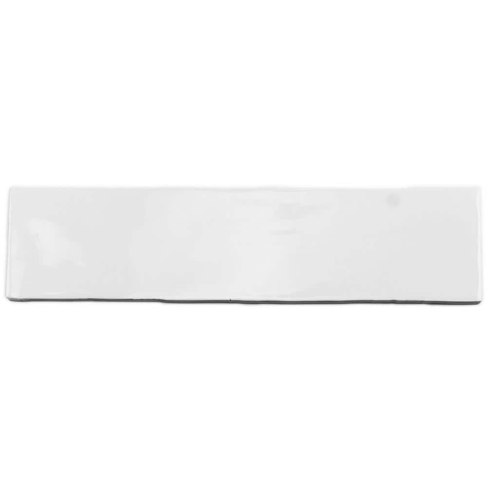 Ivy Hill Tile Catalina White 3 in. x 12 in. x 8 mm Ceramic Wall Subway Tile (44-Pieces, 10.76 sq. ft./Case)