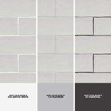 Ivy Hill Tile Catalina White 3 in. x 12 in. x 8 mm Ceramic Wall Subway Tile, 44 Pieces (10.76 sq. ft./Case)