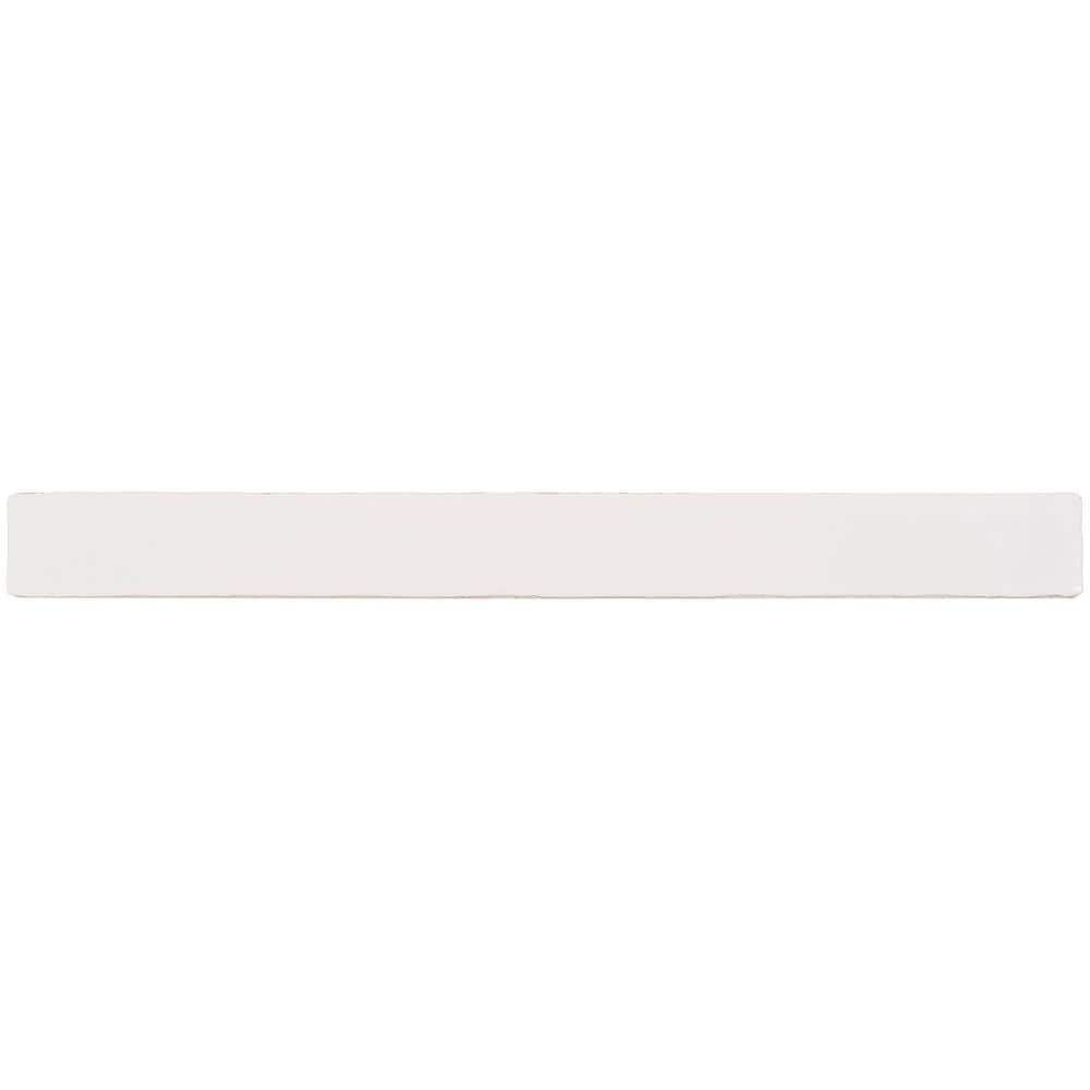 Ivy Hill Tile Nantucket 2 in. x 20 in. White Polished Ceramic Wall Tile (20 pieces / 5.38 sq. ft. / case)
