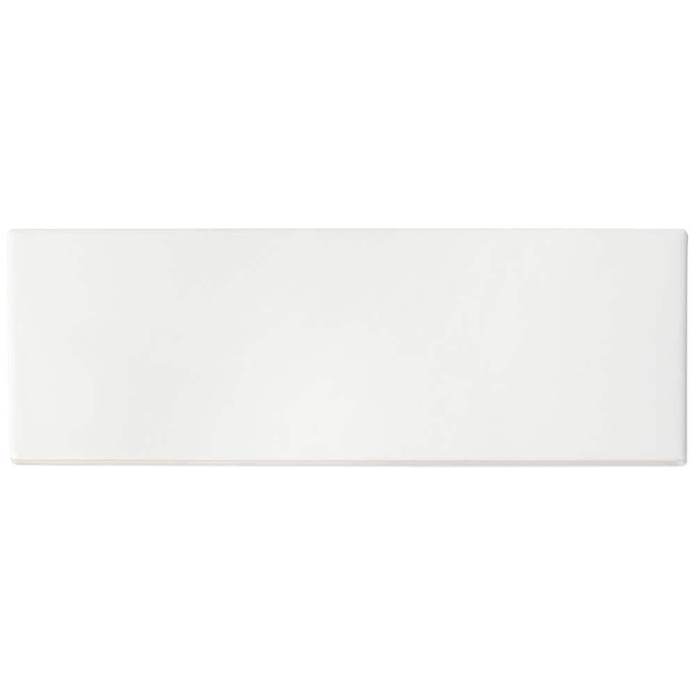 Ivy Hill Tile Barnet White 3 in. x 9 in. x 10mm Matte Ceramic Subway Wall Tile (30 pieces / 5.16 sq. ft. / box)