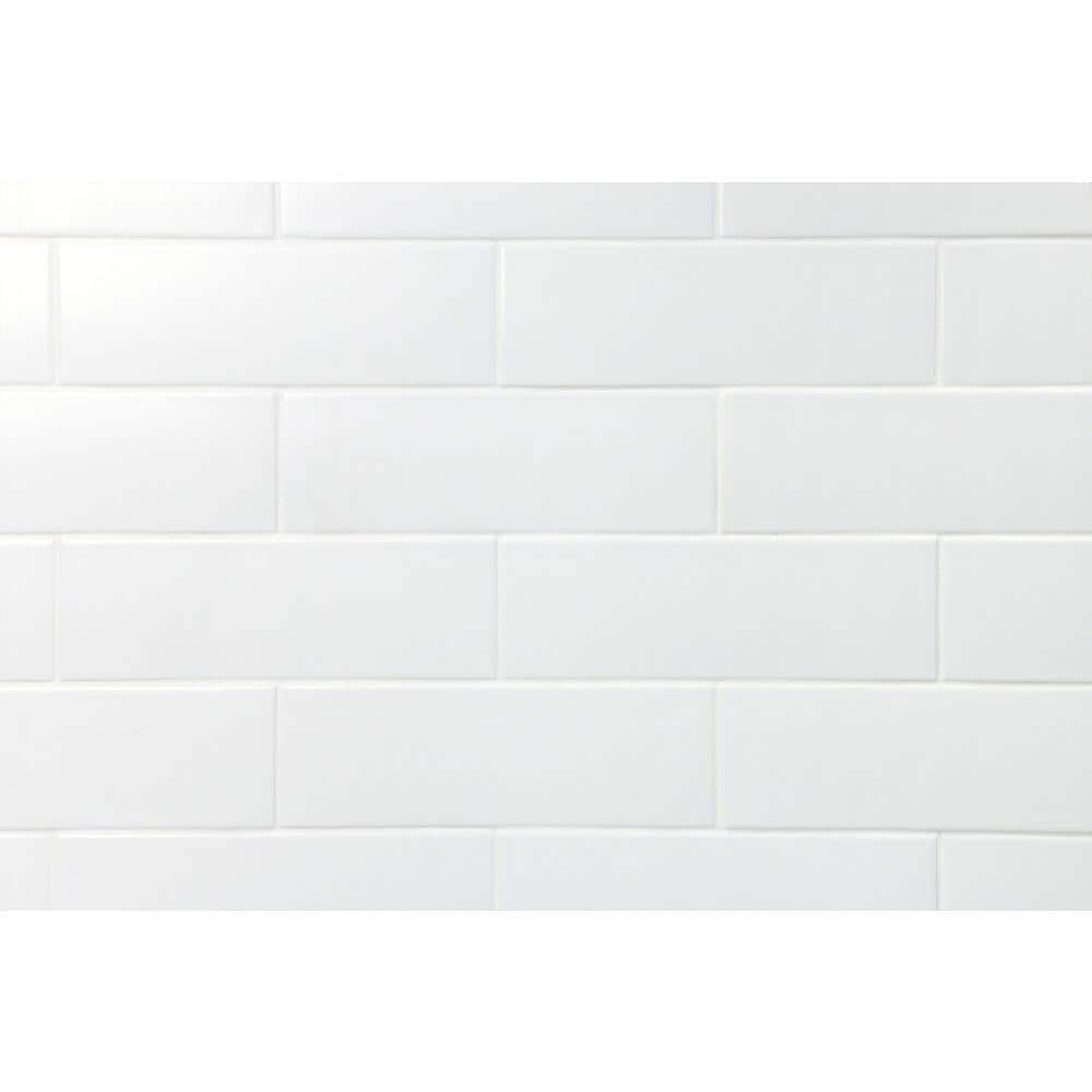 Ivy Hill Tile Barnet White 3 in. x 9 in. x 10mm Matte Ceramic Subway Wall Tile (30 pieces / 5.16 sq. ft. / box)