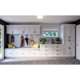 J COLLECTION Mancos Bright White Shaker Assembled Base Kitchen Cabinet with Drawers (18 in. W x 34.5 in. H x 24 in. D)