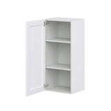 J COLLECTION Mancos Bright White Shaker Assembled Wall Kitchen Cabinet (18 in. W x 40 in. H x 14 in. D)