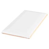 Jeffrey Court Allegro White 3 in. x 6 in. Glossy Ceramic Wall Tile (1 sq. ft./ pack)