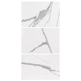 Jeffrey Court Carrara Inkjet White 8 in. x 12 in. Matte Ceramic Wall Tile (12 sq. ft. / Case)