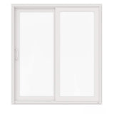 JELD-WEN V-4500 72 in. x 80 in. White Vinyl Left-Hand Full Lite Sliding Patio Door