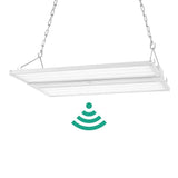 JONATHAN Y 220-Watt Equivalent Integrated LED White High Bay Light Motion Sensor Shop Light with 28600 Lumens 5000K